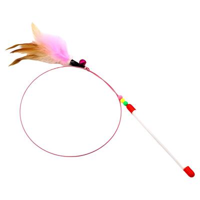 逗猫棒耐咬带铃铛羽毛猫咪自嗨