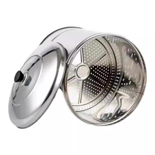 不锈钢甑子蒸桶米饭蒸饭桶大小沥米饭蒸笼木桶饭家用蒸格蒸架商用