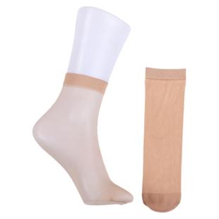 【20双49.9元】短丝袜女黑色夏季薄透耐磨防滑袜包芯丝短袜71103