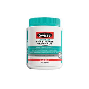 Swisse深海鱼油omega3高浓度软胶囊中老年人呵护心脑眼【临期】