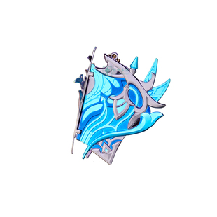 原神万世流涌大典金属法器模型枫丹那维莱特专武合金挂件游戏周边