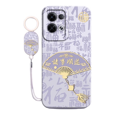 适用opporeno8pro液态硅胶手机壳