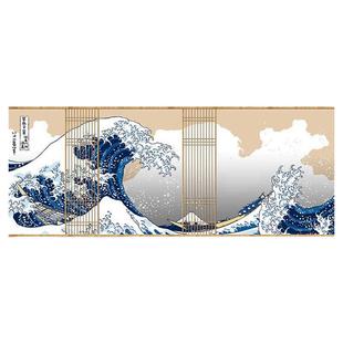 日式浮世绘和风墙纸日本餐厅包间墙面装饰画仕女图日料寿司店壁纸