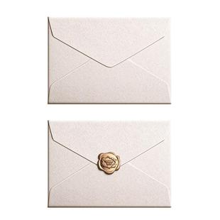 加厚麻布信封套装复古情书信封信纸表白高级感手写信浪漫情侣贺卡信纸高级感精致送女友仪式感生日信封送男友