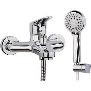 绿太阳浴缸淋浴龙头铜体冷热明装简易花洒套装DS13008-2挂墙龙头