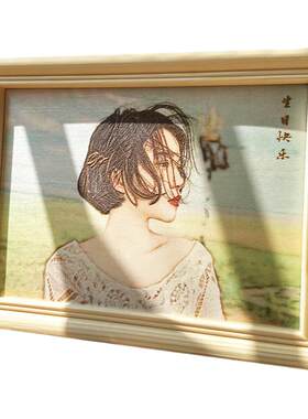 【小二推荐】专属定制手工彩雕画