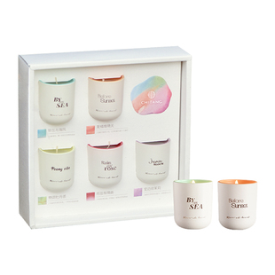 新年礼|持棠旷野浮光系列迷你杯蜡五只装礼盒卧室家居香氛摆件