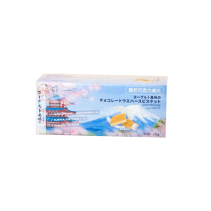 人潮食品210g巧克力威化饼10小包