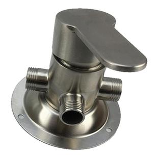 304不锈钢明装淋浴龙头混水阀冷热明管热水器开关洗澡花洒套装