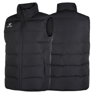 kelme卡尔美马甲男足球训练坎肩跑步运动棉马甲冬季体育生冬训