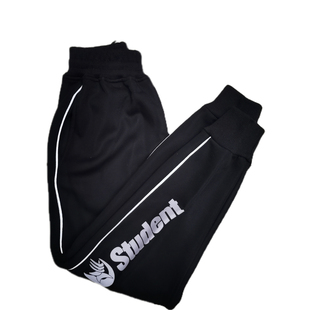 冬季加绒运动裤济南历下校服同款小学男女生黑色盛和盛景科苑燕翔