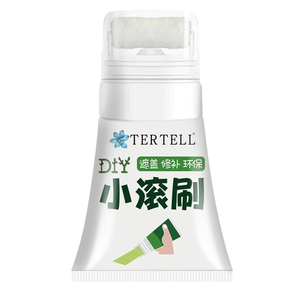 墙壁修复白墙面小滚刷补墙膏涂料室内白色乳胶漆修补去污神器遮丑