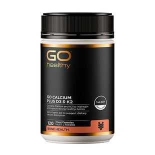 GO Healthy 高之源钙片海藻钙vd3k2中老年成人孕妇补钙三瓶装正品