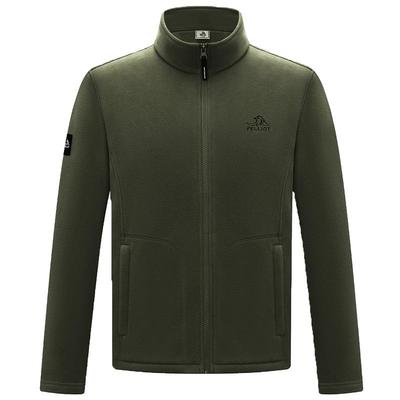 伯希和保暖透气男款抓绒衣