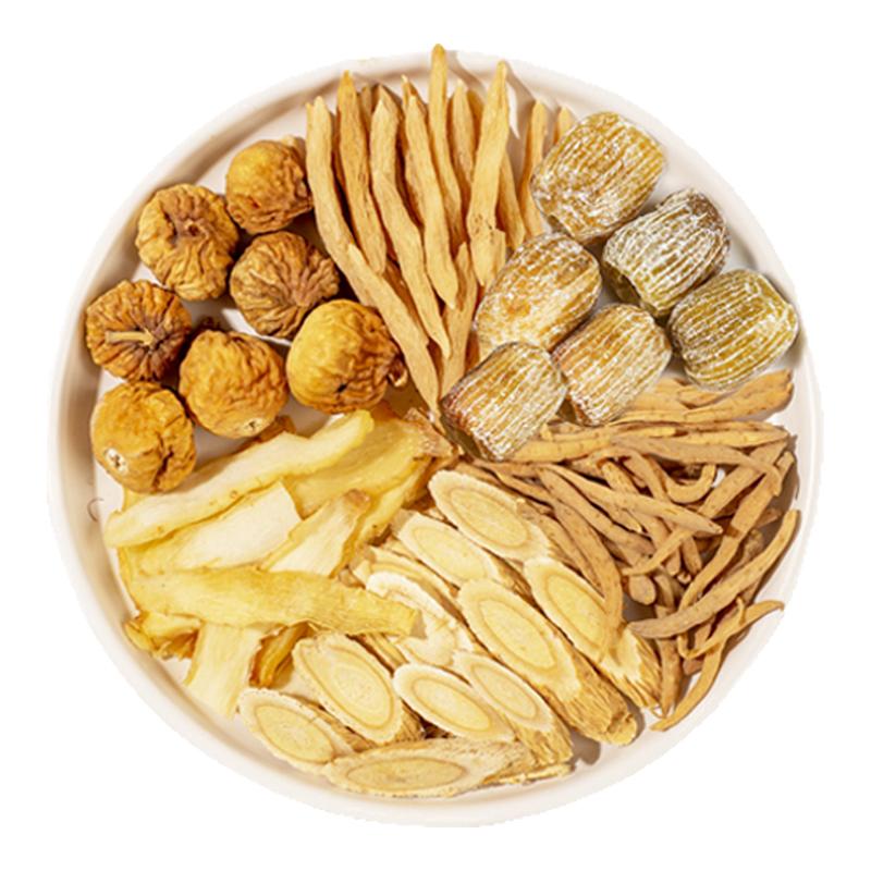 儿童四神汤太子参麦冬调理脾胃灯芯草清心鸡内金汤成长煲汤材料包