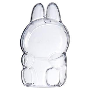 labubu盲盒收纳展示架防尘罩高清透明亚克力拉布布保护壳套展示盒