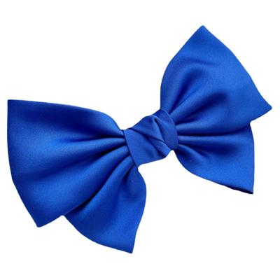 桃子柚克莱因蓝复古发夹绸缎发绳