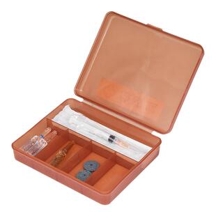 医用避光急救盒抢救车药品收纳盒护士便携家用塑料药盒医院6s管理