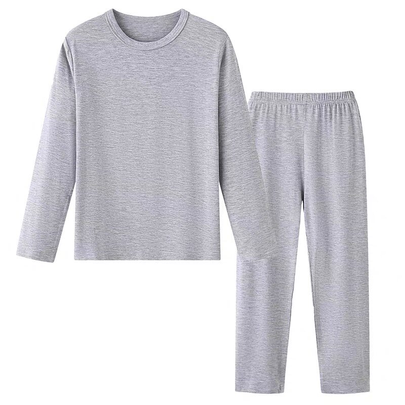 莫代尔春秋薄款睡衣家居服套装