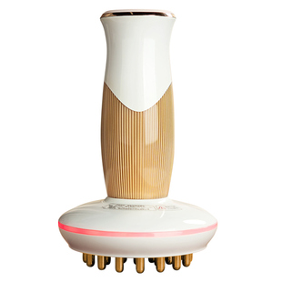 45档黄铜经络刷电动肚子按摩器带脉疏全身通用肩颈刮痧神器揉腹仪