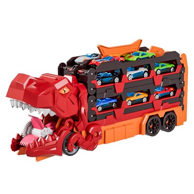 儿童霸王龙恐龙吞食轨道玩具车