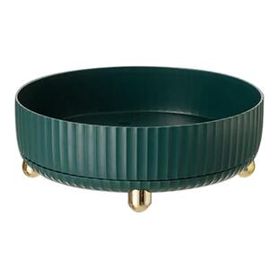 厨房可旋转调料置物架多功能360度调味酱油醋收纳架子轻奢水果盘