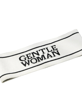gentlewoman运动发带字母头带女