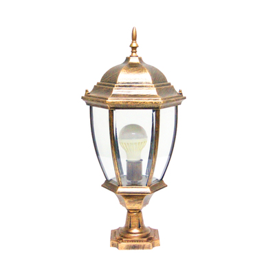 帝诺诗压铸铝柱头灯户外灯防雨水