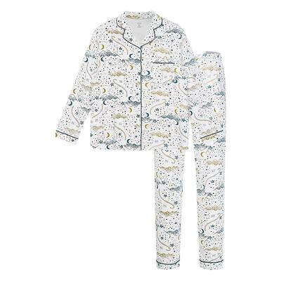 Nest Designs女士睡衣套装春夏家居服月子服长袖长裤开襟衣服