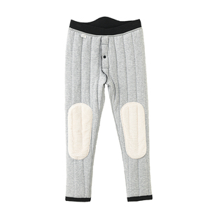 男士羊毛棉裤内穿冬季加绒加厚保暖裤高腰大码打底裤东北特厚抗寒