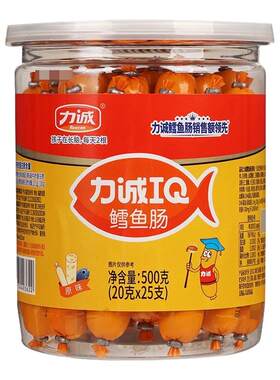 力诚IQ鳕鱼肠添加DHA即食20g装