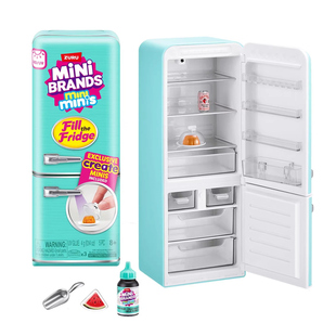 zuru迷你微缩冰箱mini美食厨艺惊喜潮玩盲盒套装过家家玩具宝宝球
