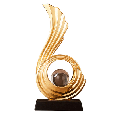 风生水起摆件现代简约客厅酒柜电视柜装饰品玄关隔断博古架装饰品