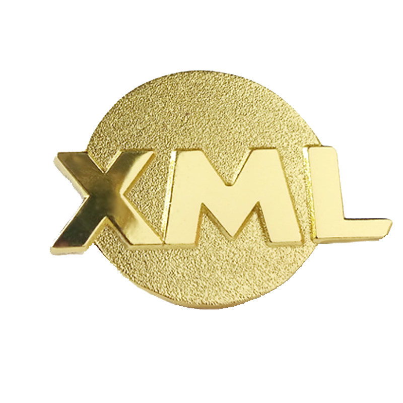定制纯铜金属胸章电镀襟章定做胸针西装领扣企业logo司徽徽章订做
