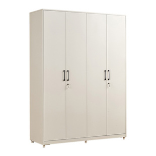 金属框架衣柜带门现代简约小户型出租房结实耐用储物柜落地无甲醛