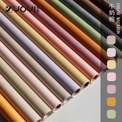 优艺牛奶棉内衬纸花纸鲜花包纸防水花艺式韩雪梨包装纸包装材料