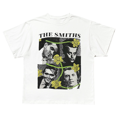 The Smiths摇滚乐队美式复古高街朋克休闲潮牌oversize短袖T恤棉