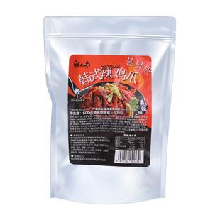 韩大叔韩式辣鸡爪韩国火辣鸡爪半成品延边风味香辣商用非无骨凤爪