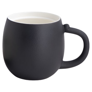 南山先生情侣杯泡茶马克杯茶杯创意陶瓷杯带盖办公室过滤水杯杯子