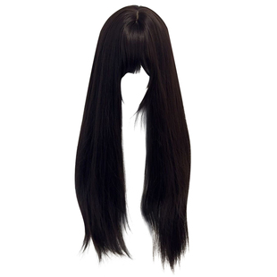 假发女黑长直日常双马尾扎好jk高层次自然少萝lolita仿真全头套