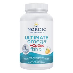 挪威小鱼挪帝克辅酶Q10胶囊Omega3深海鱼油DHA成人EPA高纯度120粒