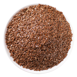 亚麻籽生烘焙榨油打豆浆专用原料仁亚麻籽粉的功效与作用生的杂粮