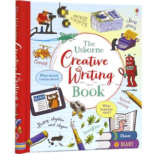 Usborne Creative writing book 尤斯伯恩 创意写作笔记本 英语早教绘本 亲子互动益智图书 8+岁 英文原版