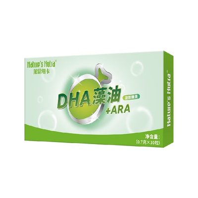 莱思纽卡DHA藻油软胶囊10粒