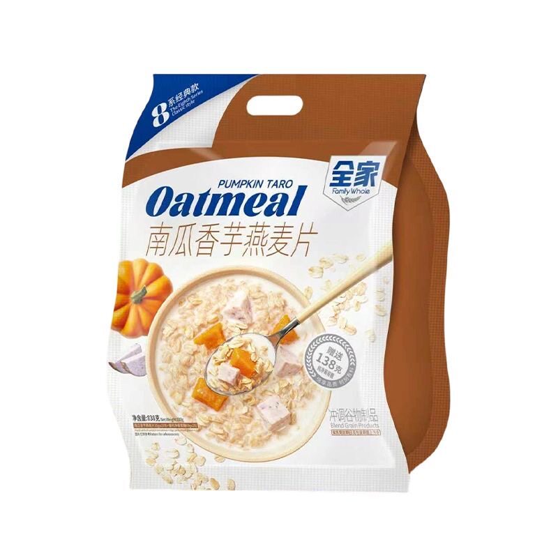 全家红枣山药牛奶南瓜即冲燕麦片