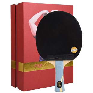 红双喜乒乓球拍专业级金满贯狂飙龙狂飙王狂飙皓兵乓球拍直拍横拍