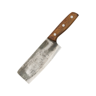 手工夹钢锻打锋利切菜刀切片切肉杀鱼轨道钢中式家用厨房厨师专用