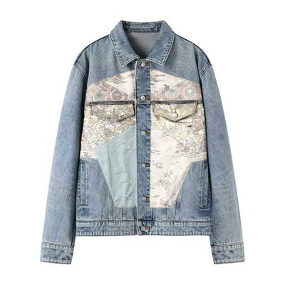 2025秋冬新款时尚百搭牛仔外套