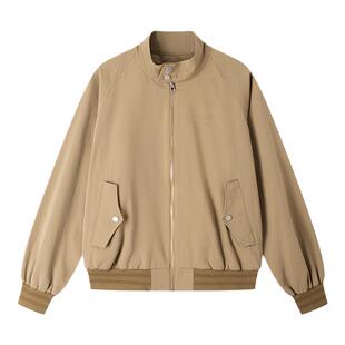 STARTER夹克秋款城市游猎休闲运动男女同款复古卡其工装外套上衣