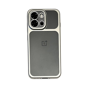 适用一加13T电镀磨砂手机壳1+15金属质感哑光镭雕Ace 6/6T超薄肤感PC硬壳简约裸机手感